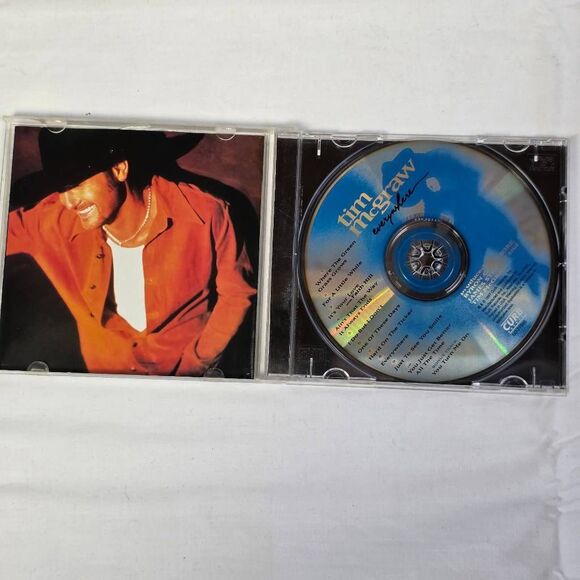 Tim McGraw Everywhere CD Album Pre-owned - Picture 2 of 3